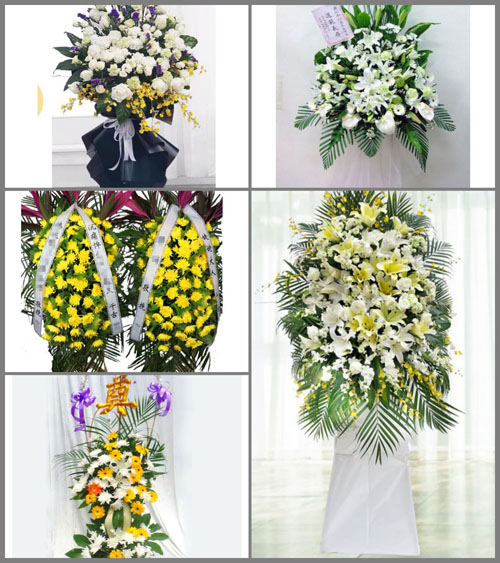湖南长沙芙蓉区朝阳街街道人民新村社区白事花篮预定